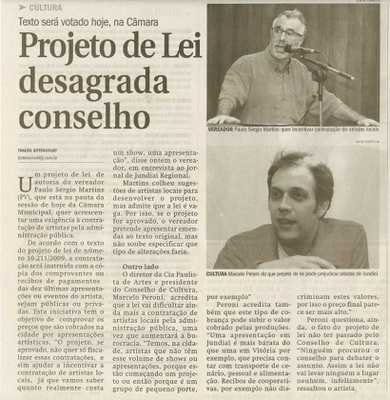 Jornal de Jundiaí - 14/04/2009