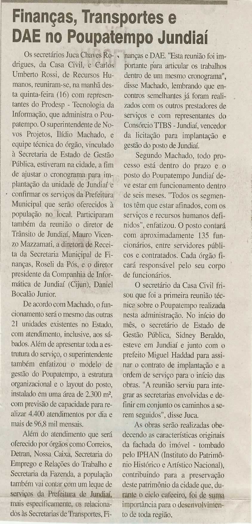Jornal da Cidade - 17/04/2009