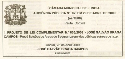 Bom Dia Jundiaí - 25/04/2009