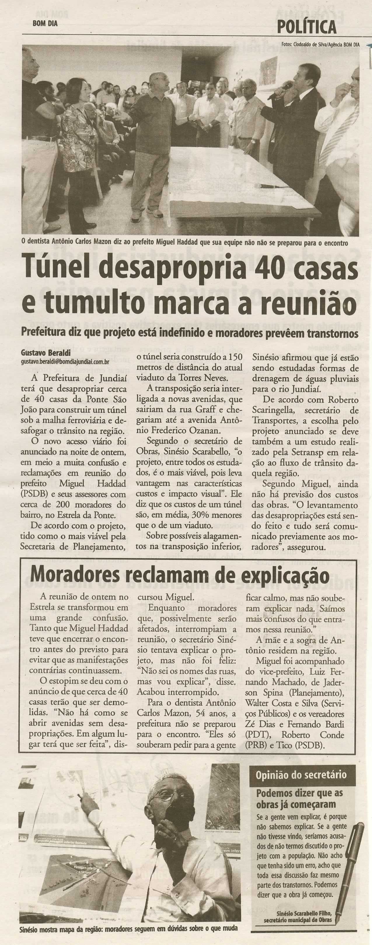 Bom Dia Jundiaí - 05/05/2009