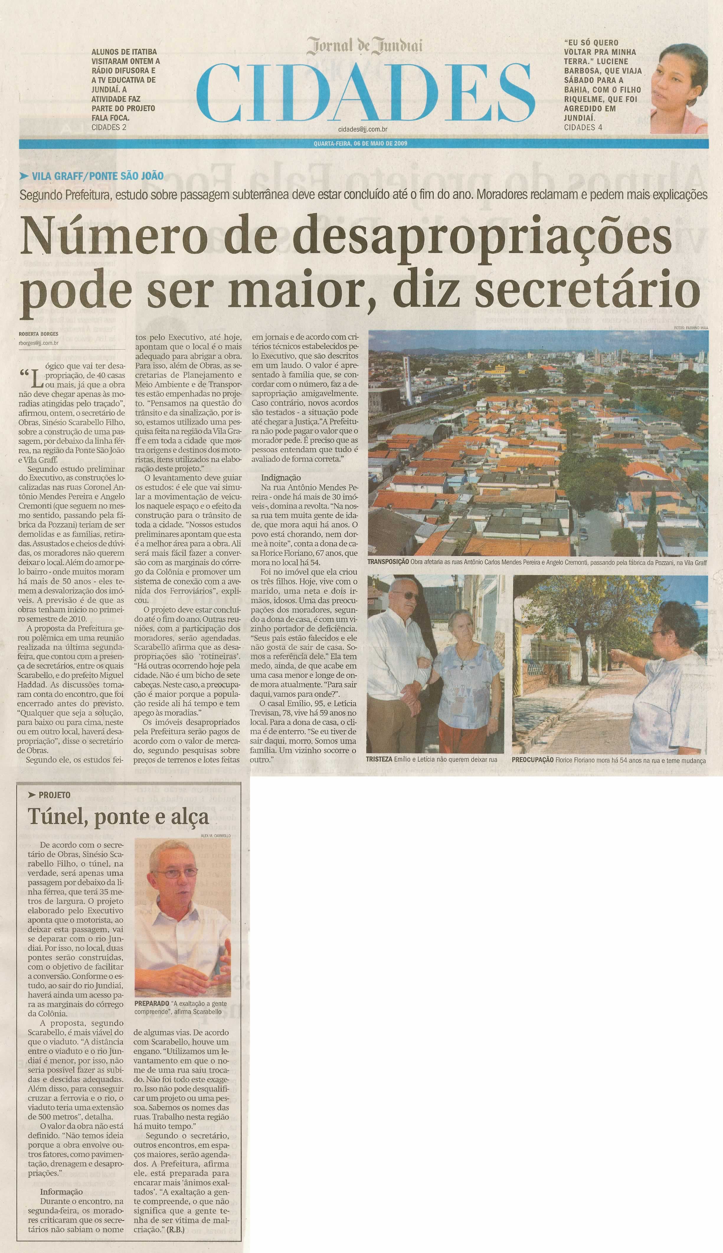 Jornal de Jundiaí - 06/05/2009