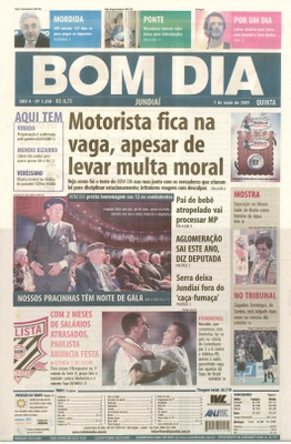 Bom Dia Jundiaí - 07/05/2009