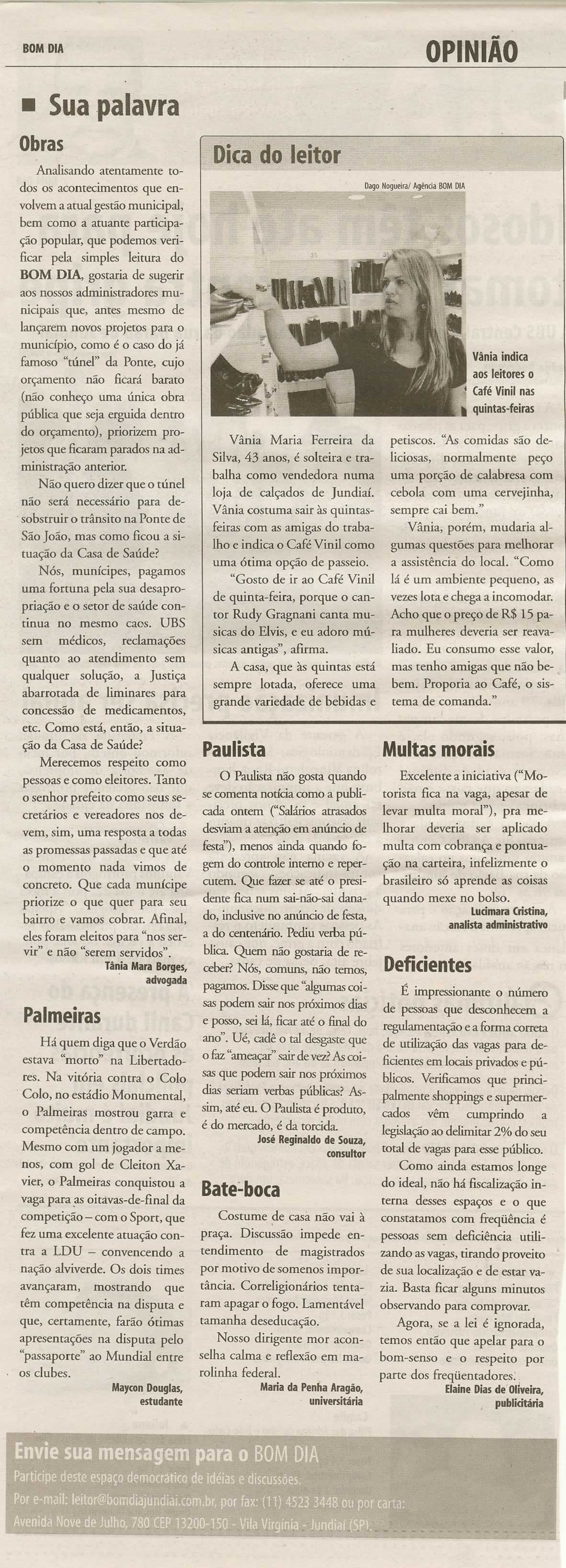 Bom Dia Jundiaí - 08/05/2009