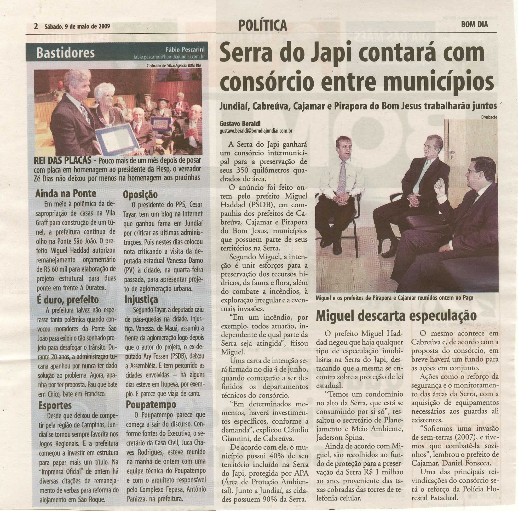 Bom Dia Jundiaí - 09/05/2009