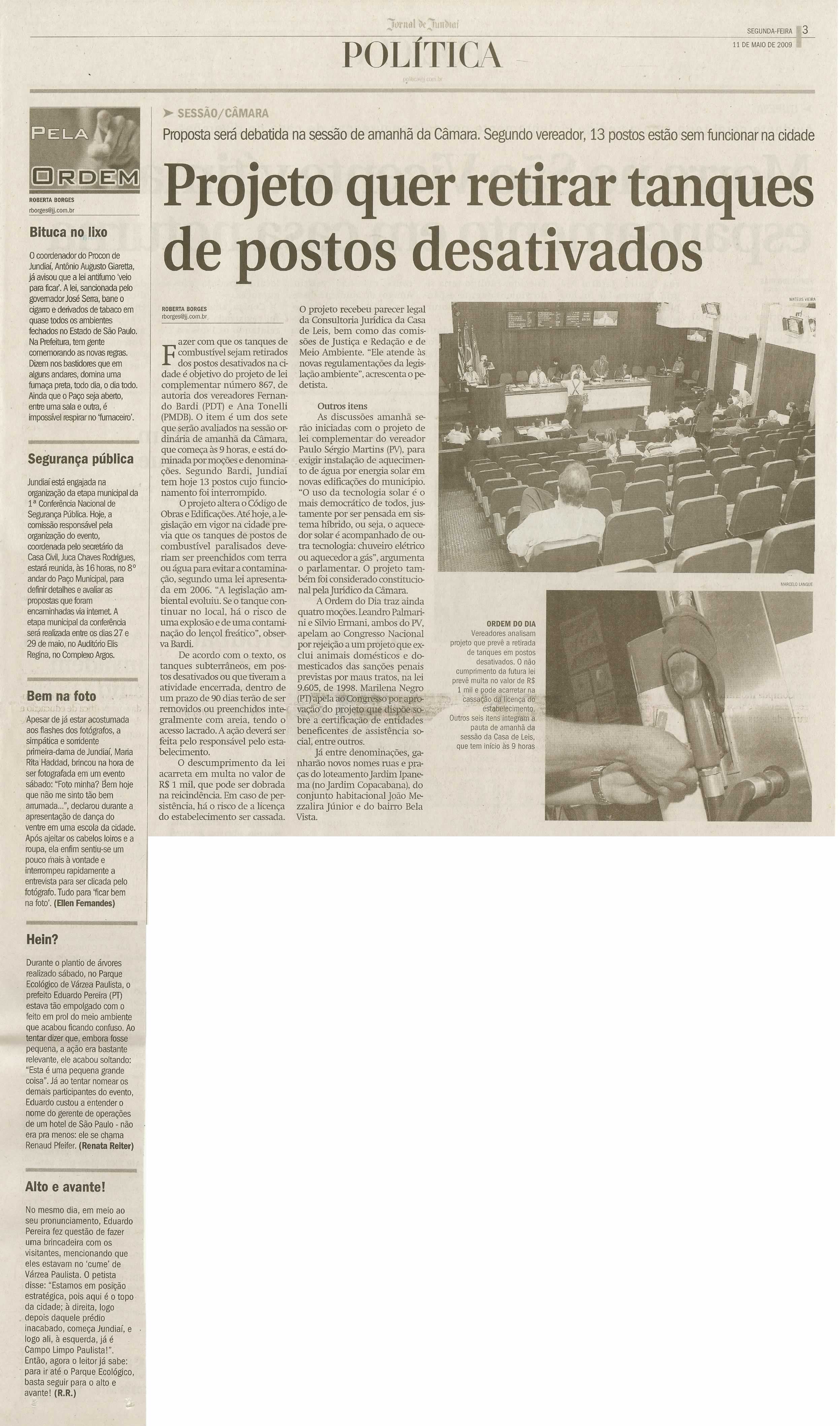 Jornal de Jundiaí - 11/05/2009