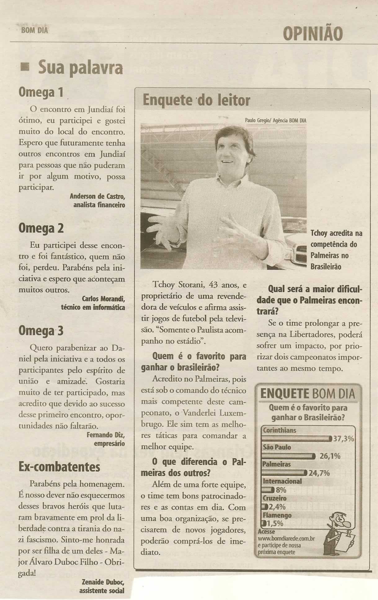 Bom Dia Jundiaí - 12/05/2009