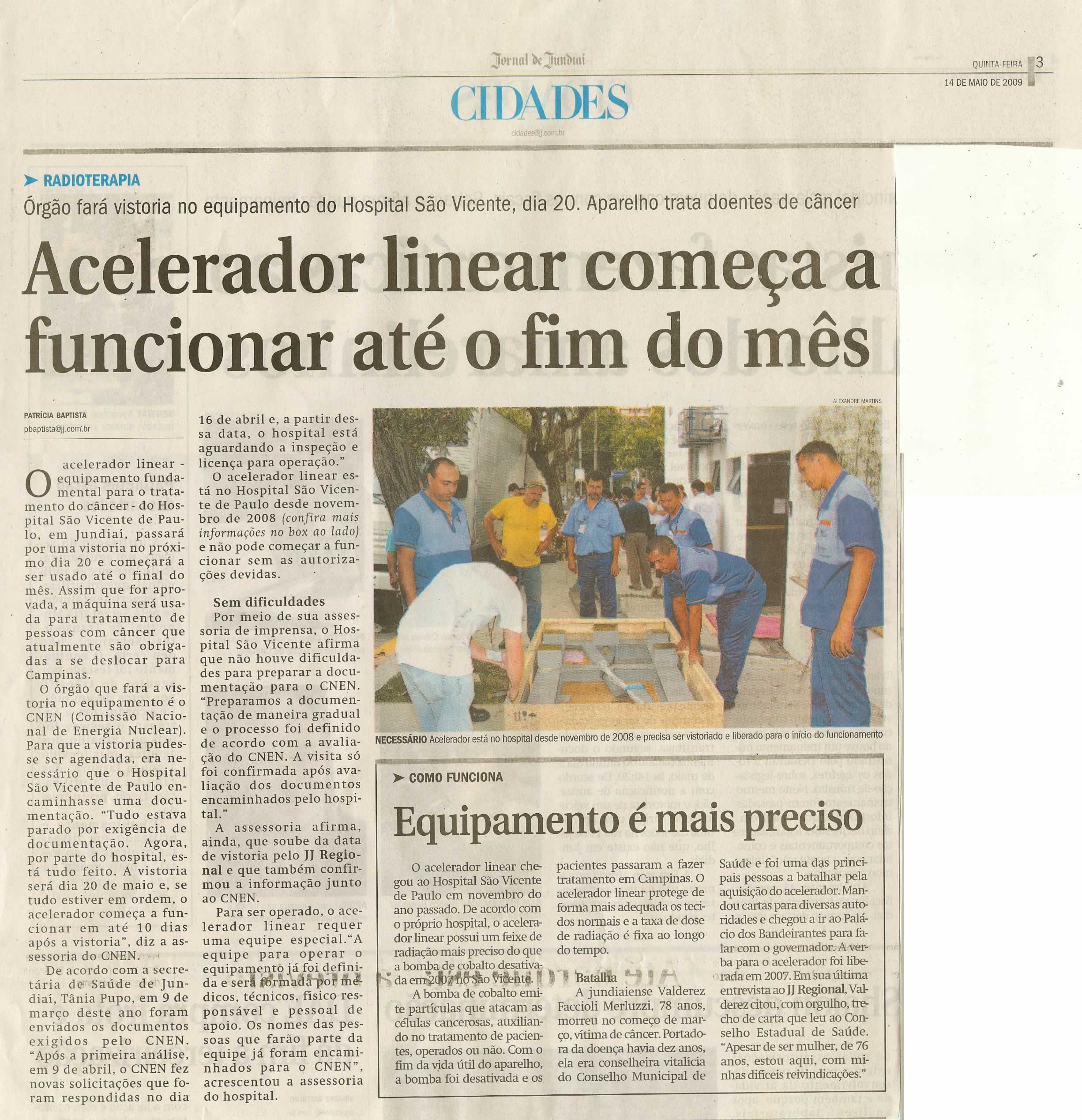Jornal de Jundiaí - 14/05/2009