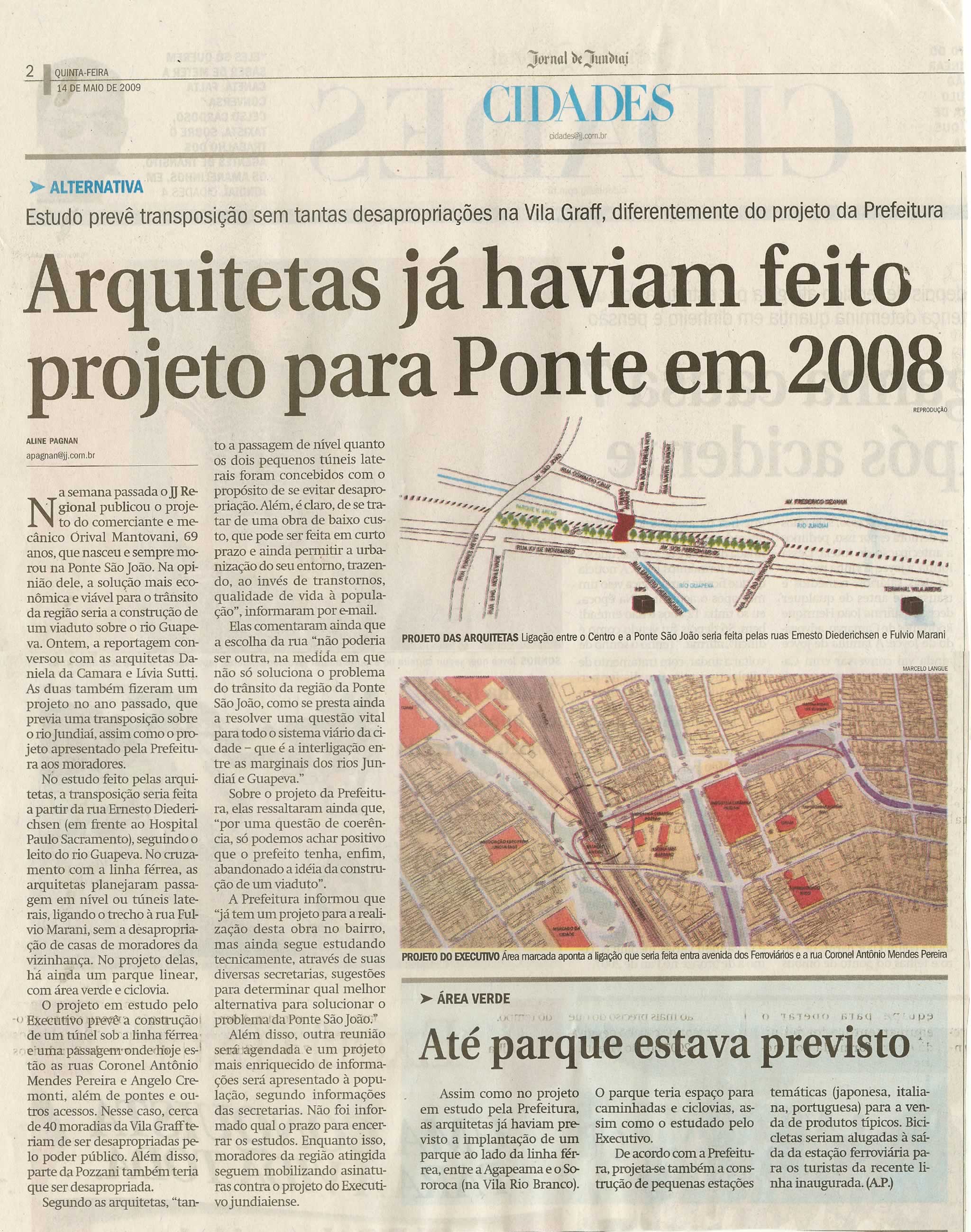 Jornal de Jundiaí - 14/05/2009