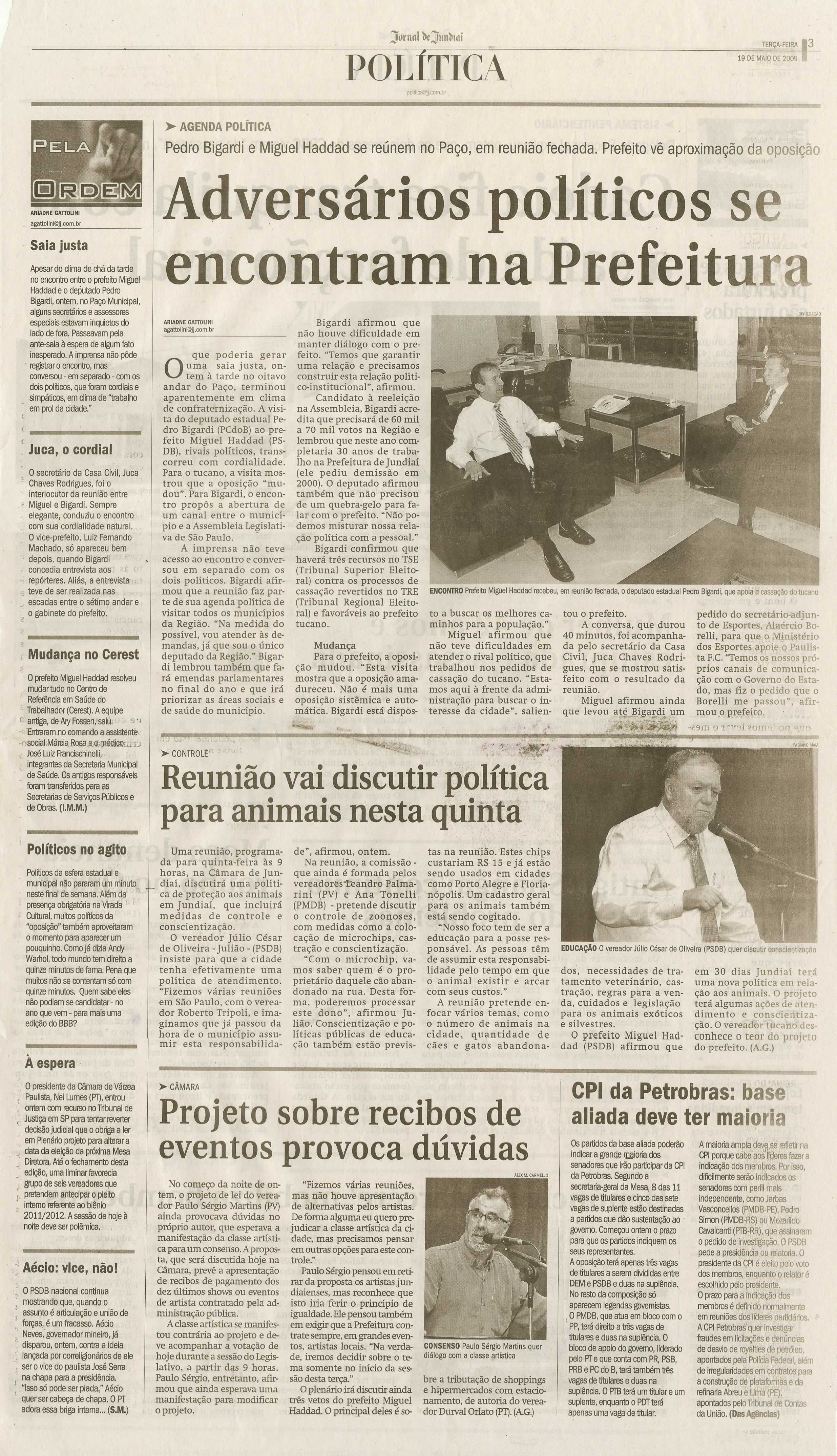 Jornal de Jundiaí - 19/05/2009