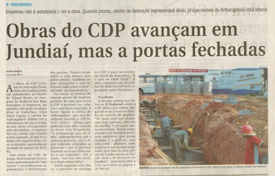 Jornal de Jundiaí - 19/05/2009