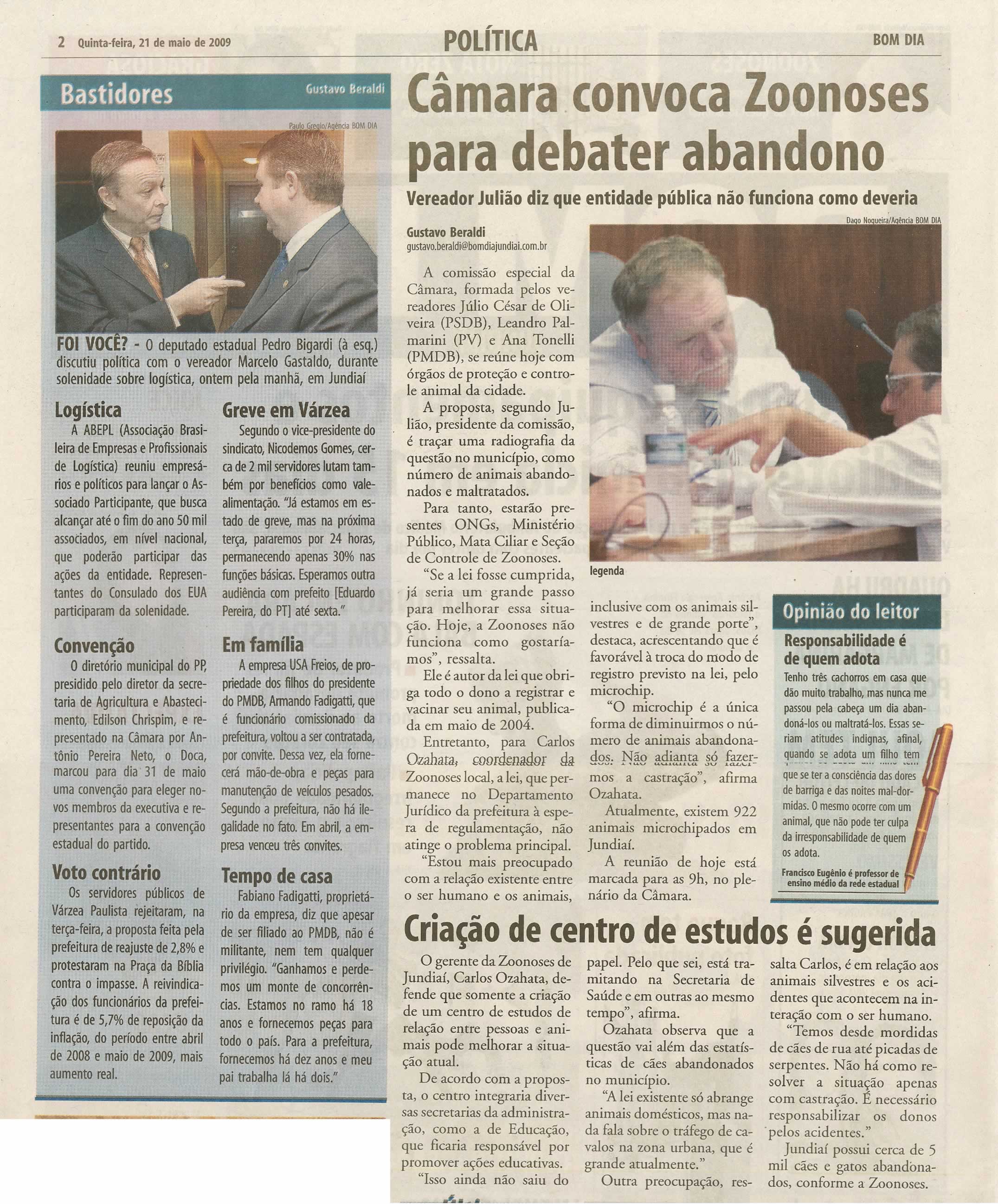 Jornal de Jundiaí - 21/05/2009