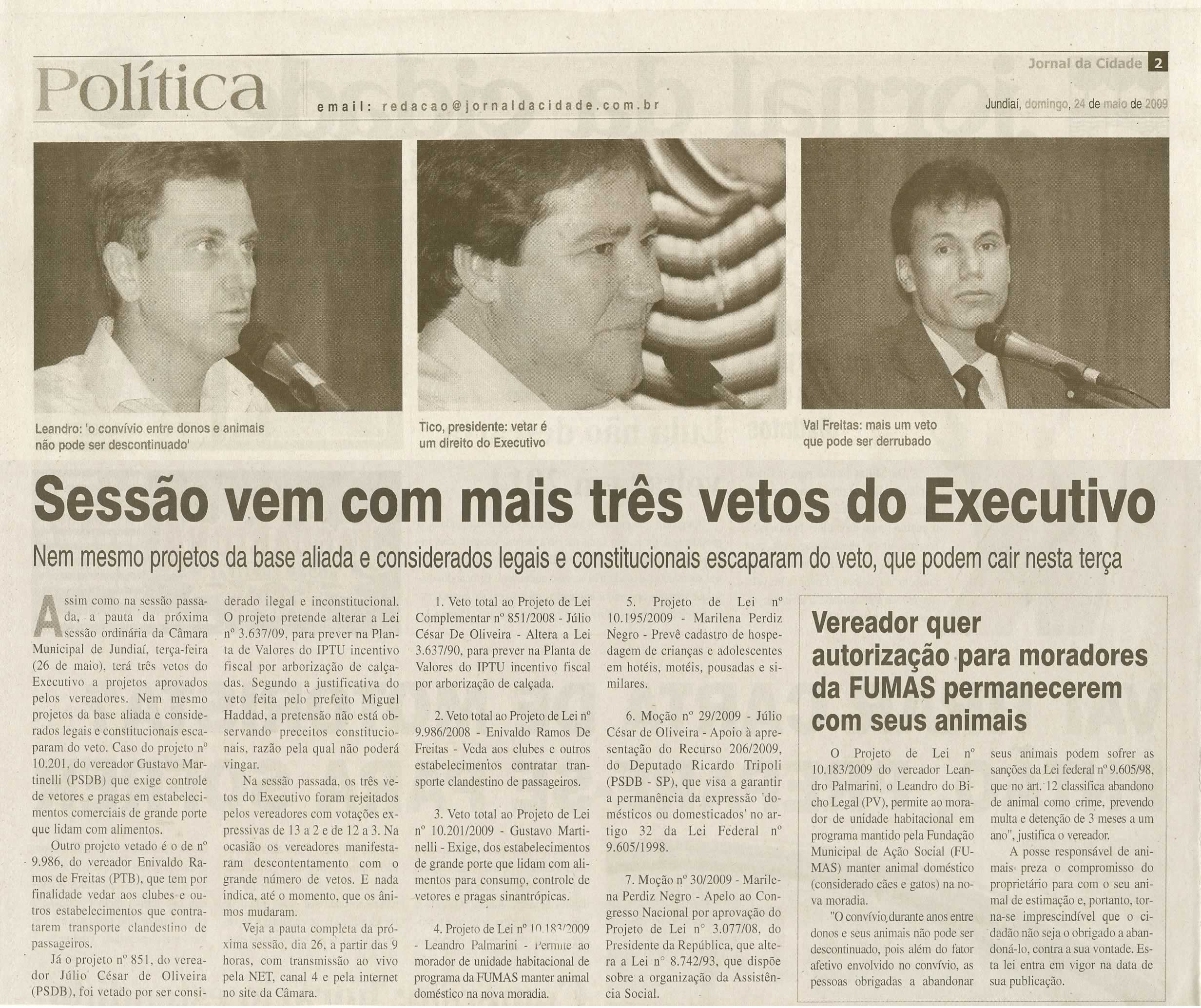 Jornal da Cidade - 24/05/2009