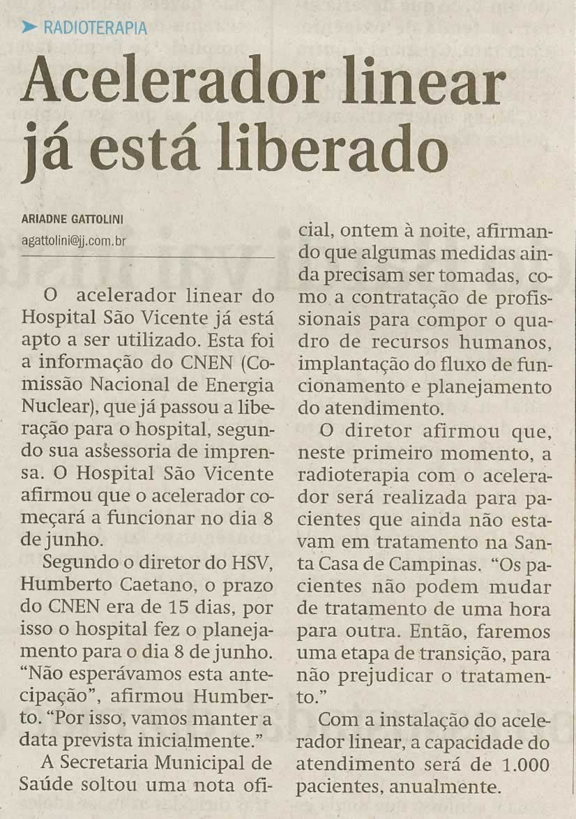 Jornal de Jundiaí - 29/05/2009