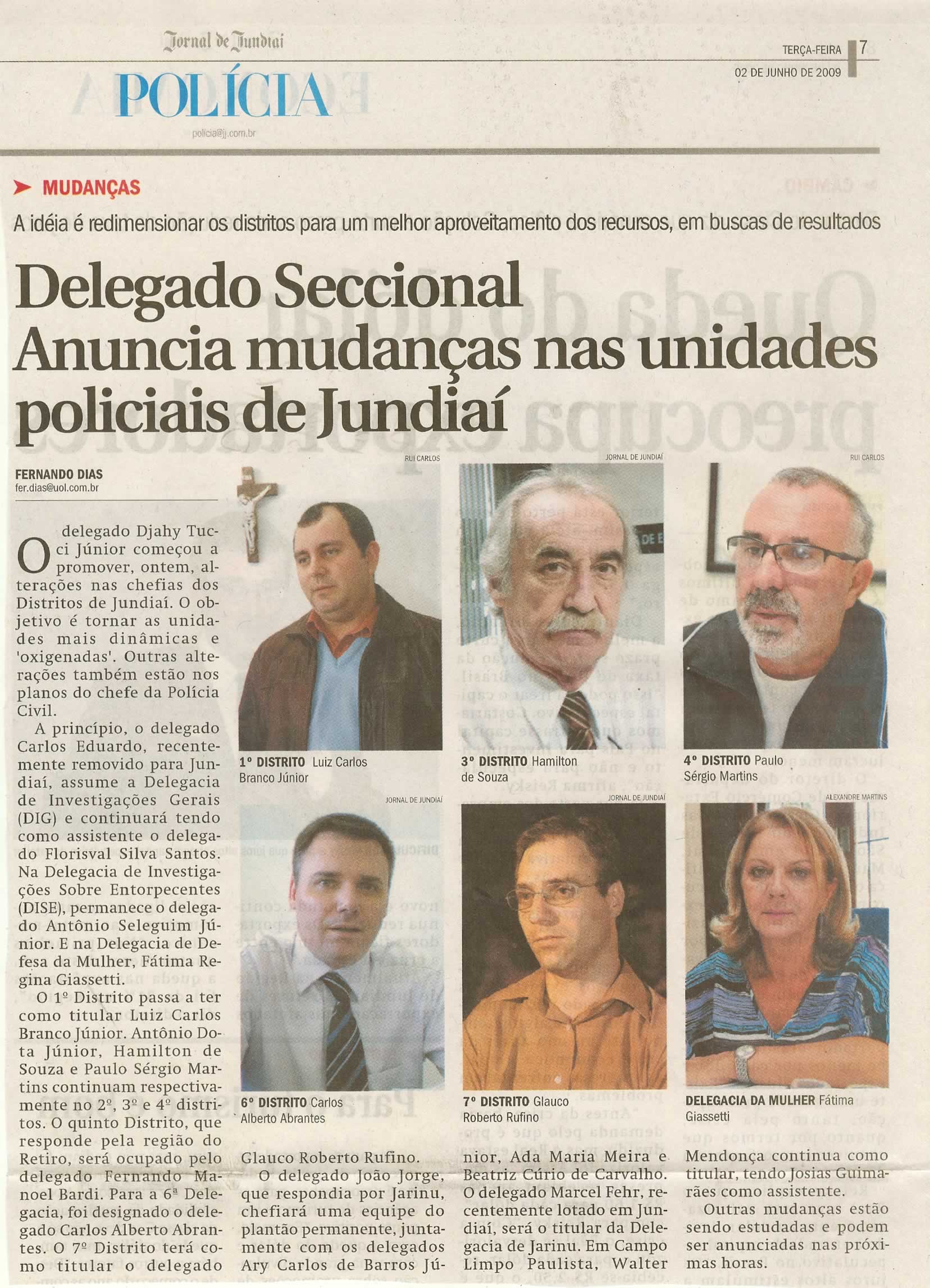 Jornal de Jundiaí - 02/06/2009