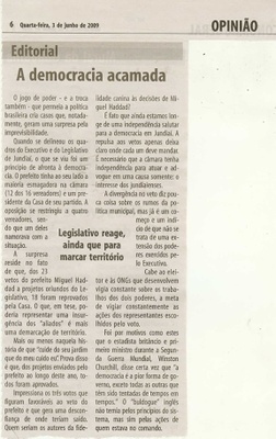Bom Dia Jundiaí - 03/06/2009