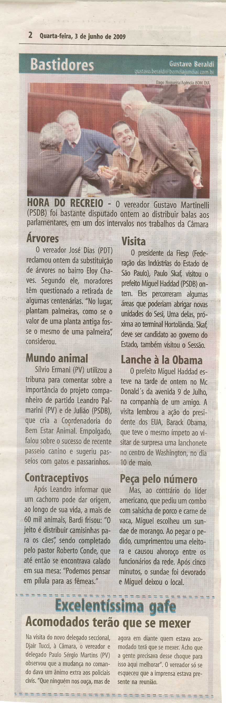 Bom Dia Jundiaí - 03/06/2009