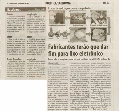Bom Dia Jundiaí - 15/06/2009