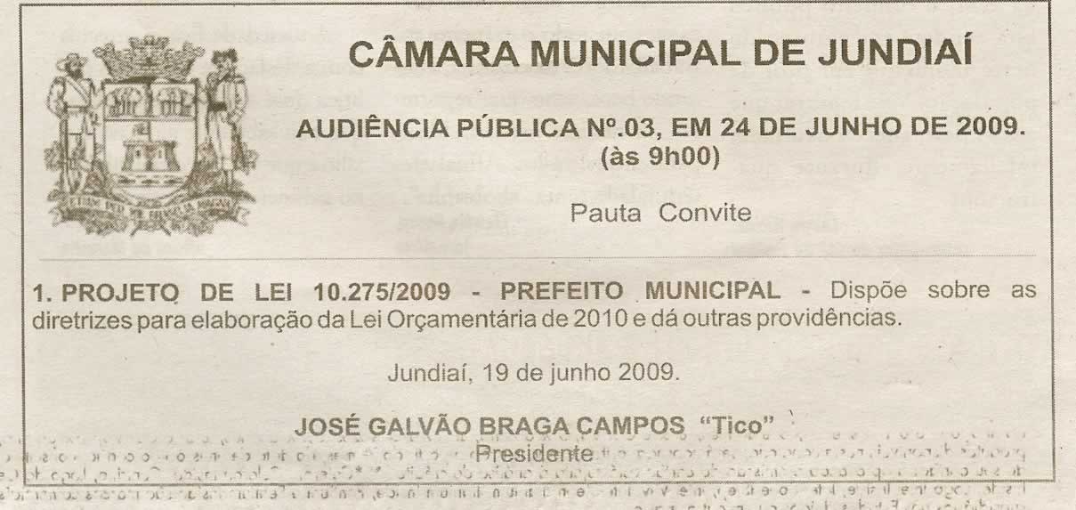 Bom Dia Jundiaí - 20/06/2009