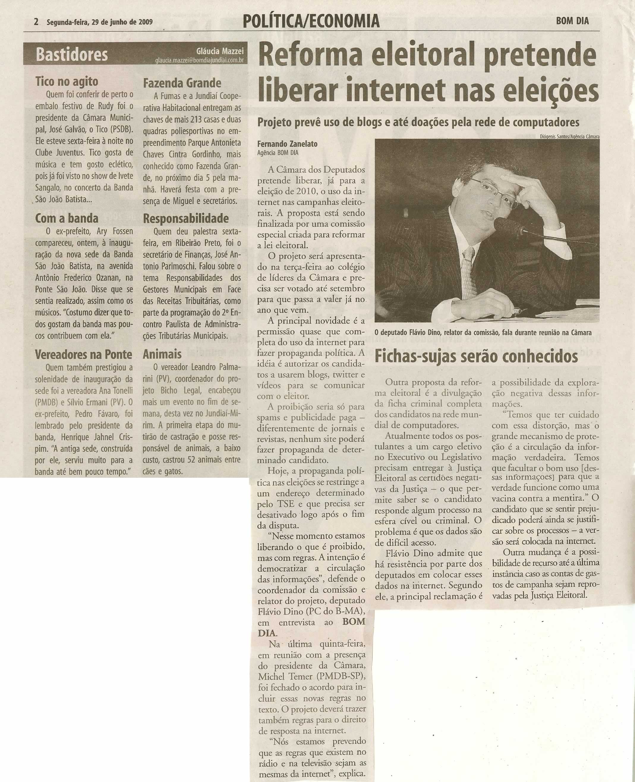 Bom Dia Jundiaí - 29/06/2009