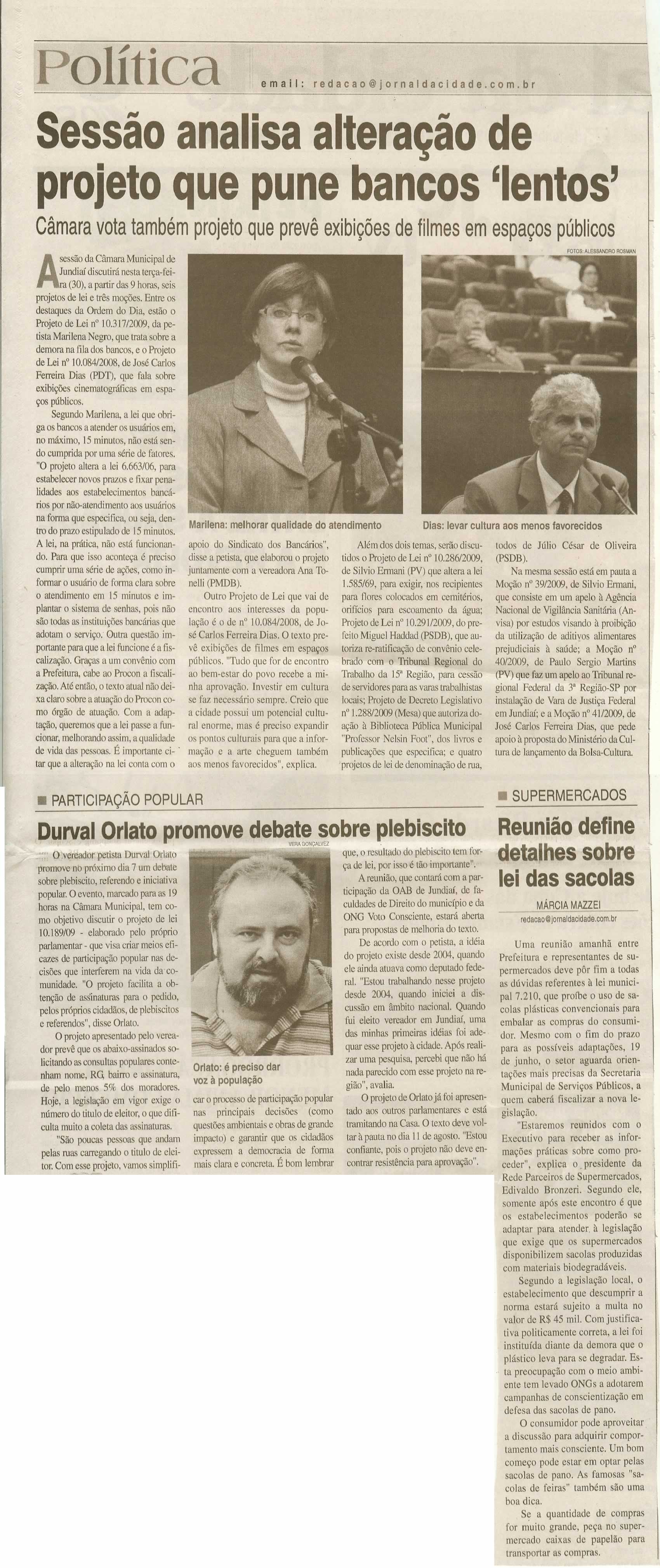 Jornal da Cidade - 28/06/2009