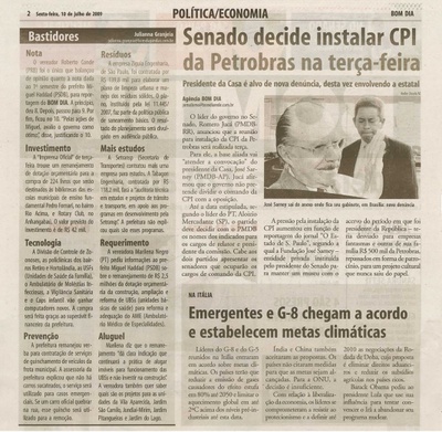 Bom Dia Jundiaí - 10/07/2009