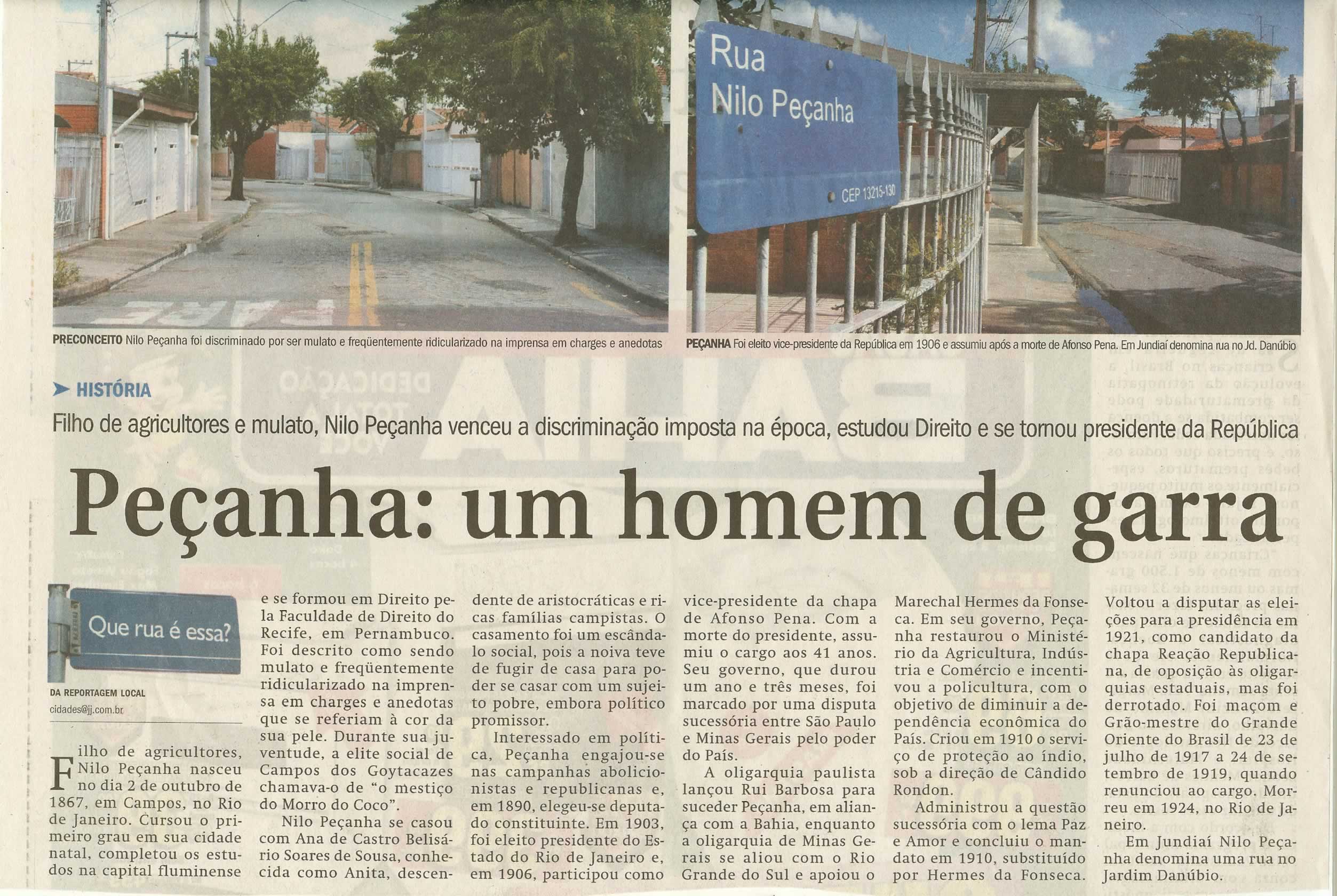 Jornal de Jundiaí - 12/07/2009