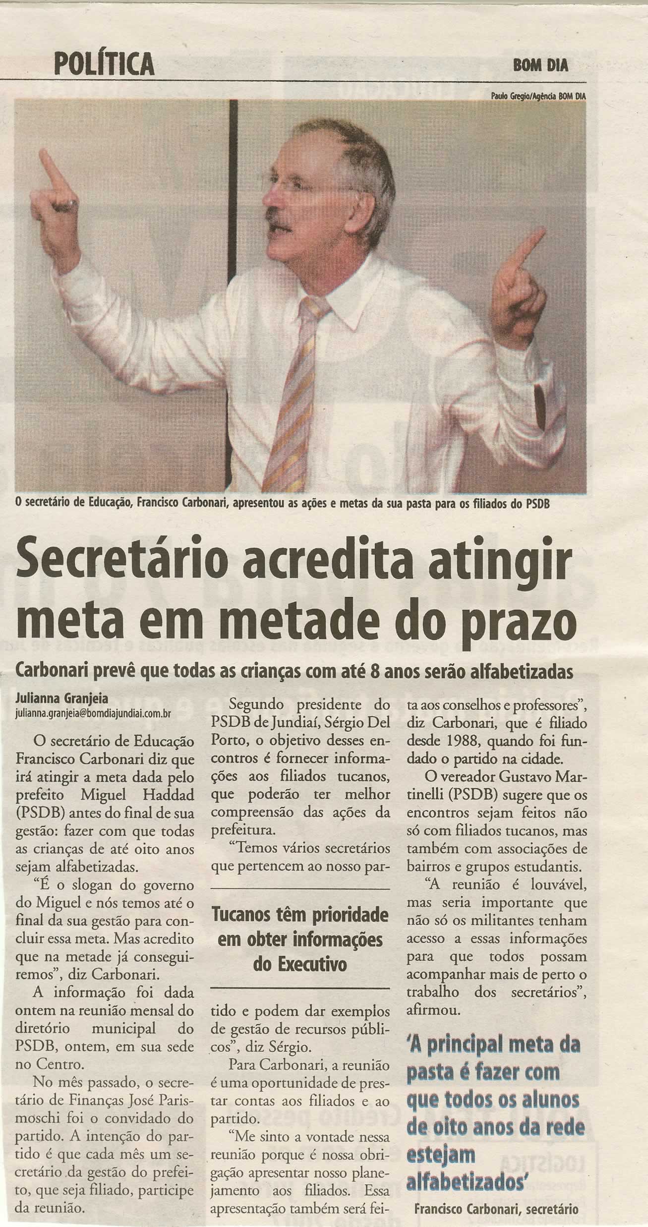 Bom Dia Jundiaí - 29/07/2009