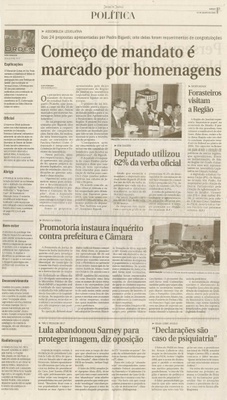 Jornal de Jundiaí - 01/08/2009