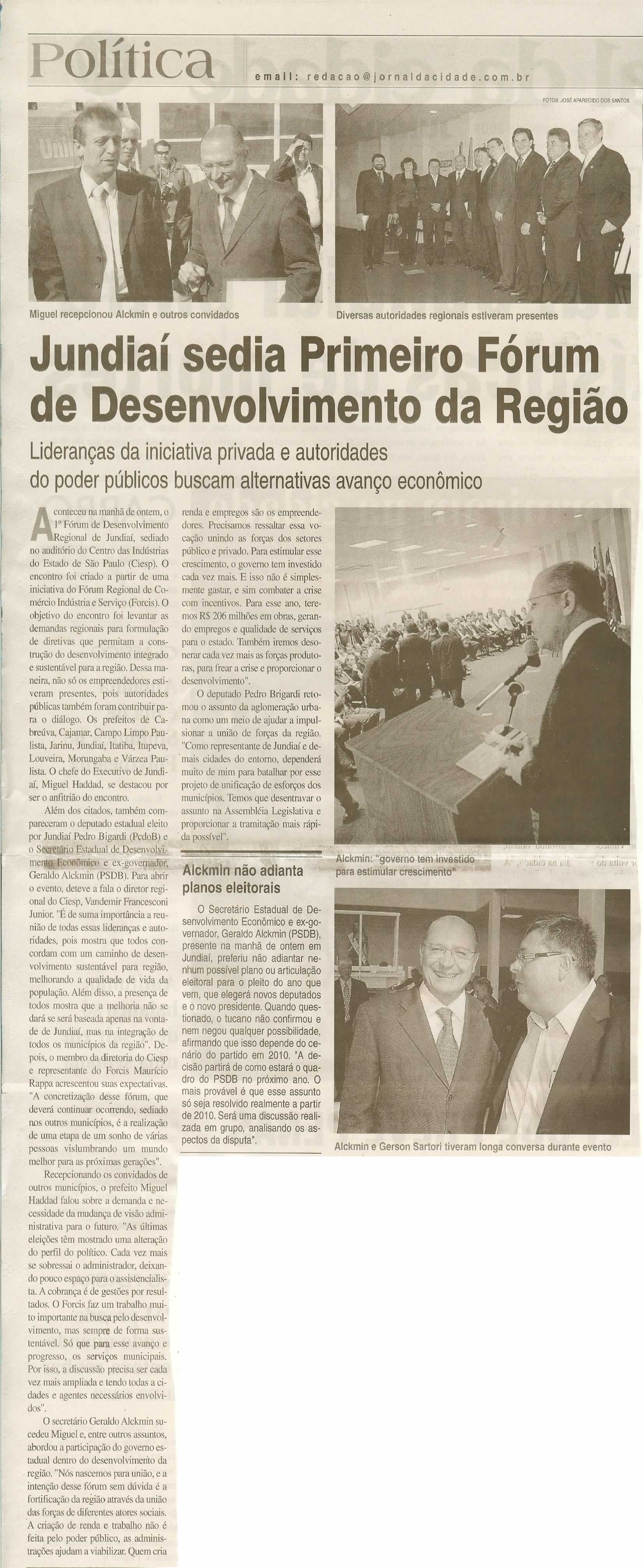 Jornal da Cidade - 08/08/2009