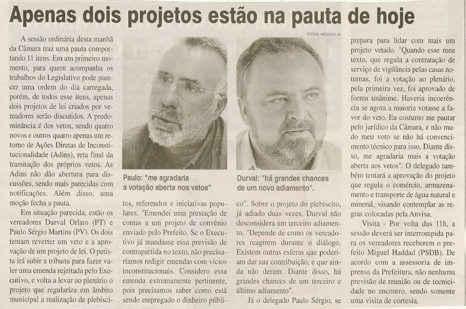 Jornal da Cidade - 11/08/2009