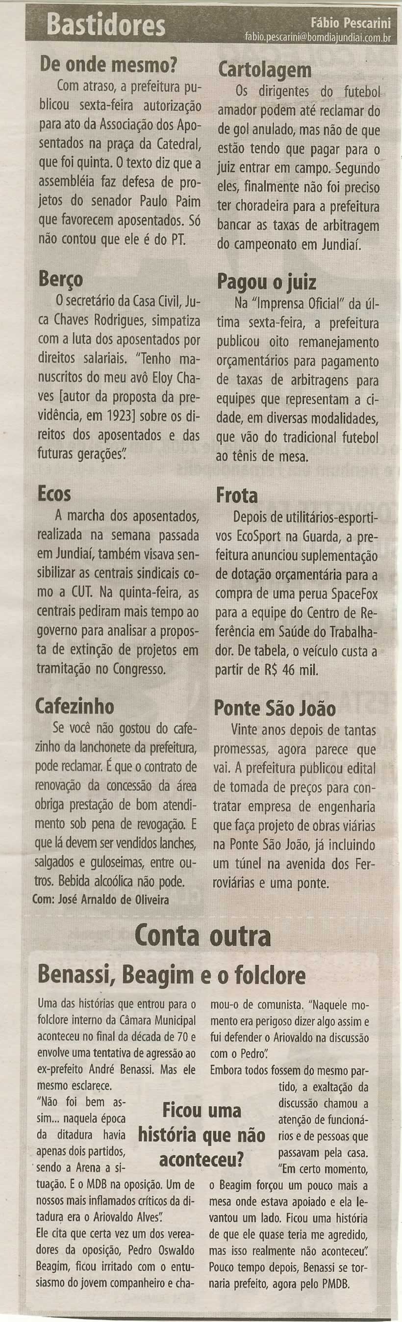 Bom Dia Jundiaí - 23/08/2009