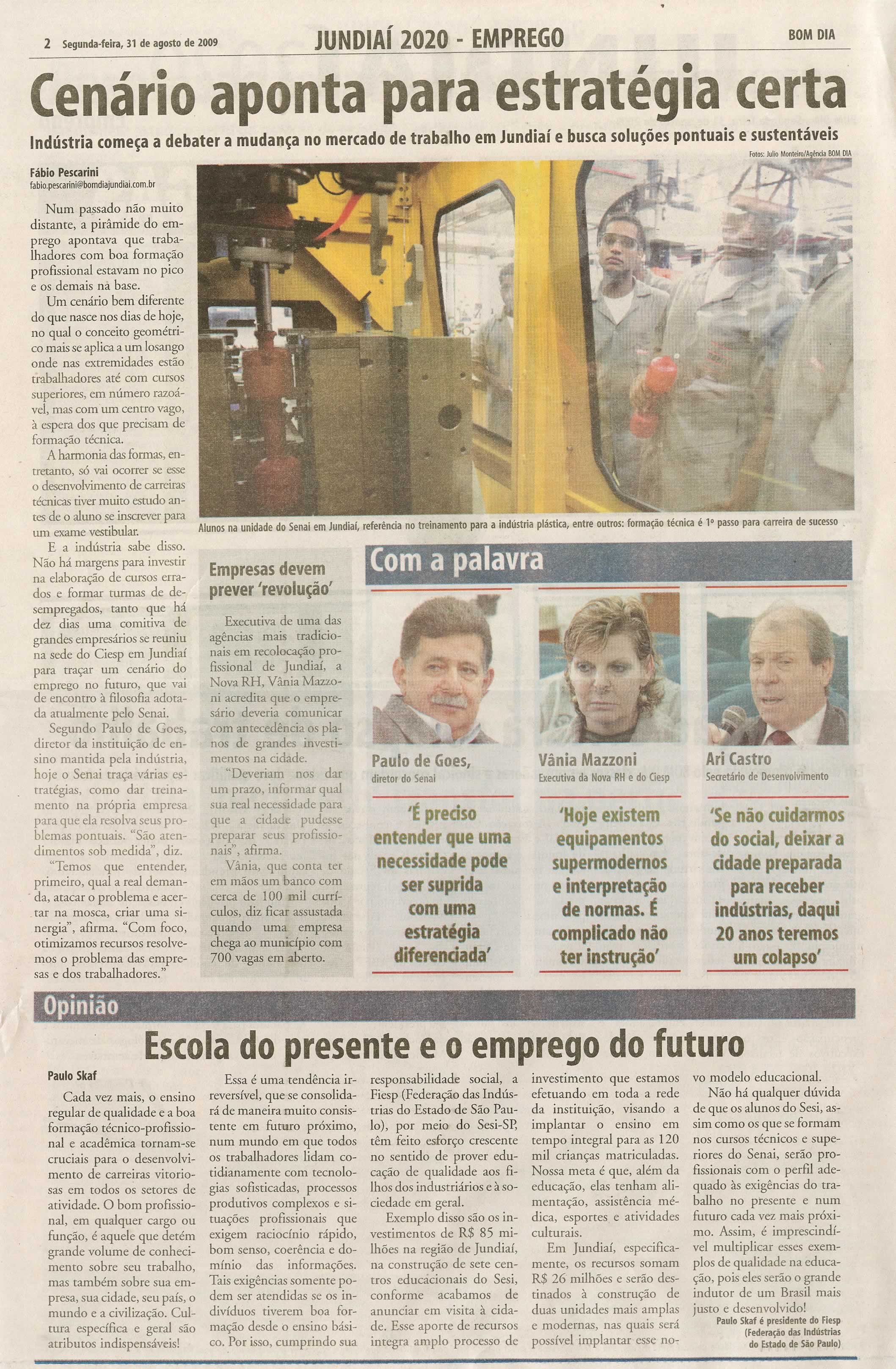 Bom Dia Jundiaí - 31/08/2009