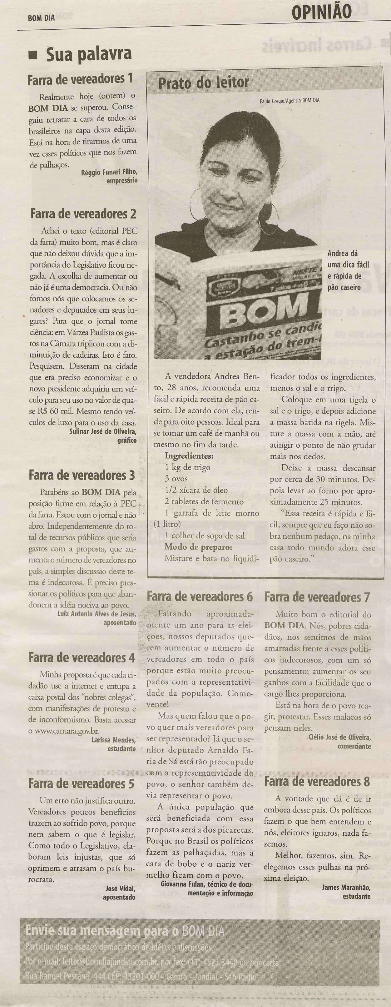 Bom Dia Jundiaí - 29/08/2009