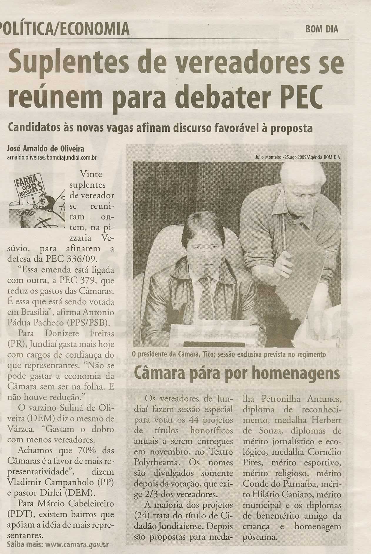 Bom Dia Jundiaí - 01/09/2009
