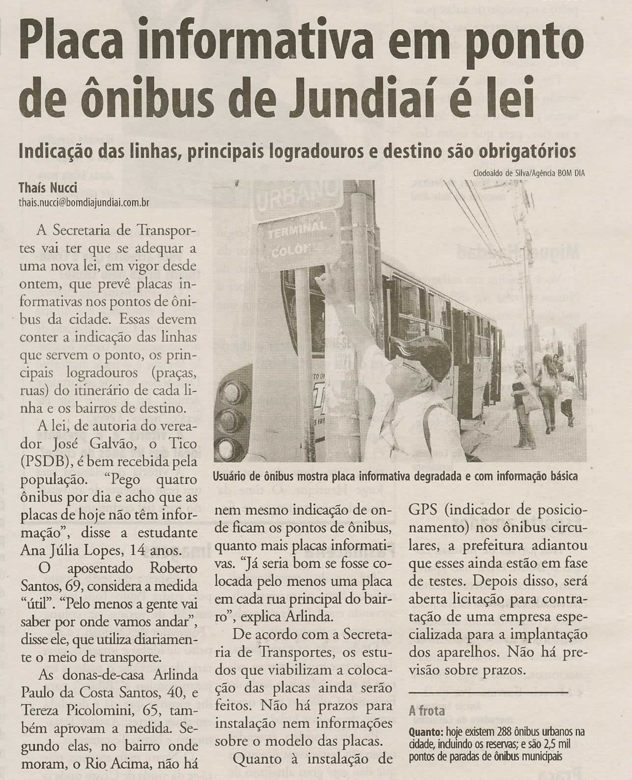 Bom Dia Jundiaí - 02/09/2009