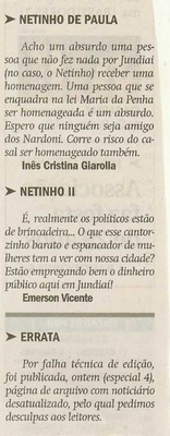 Jornal de Jundiaí - 03/09/2009