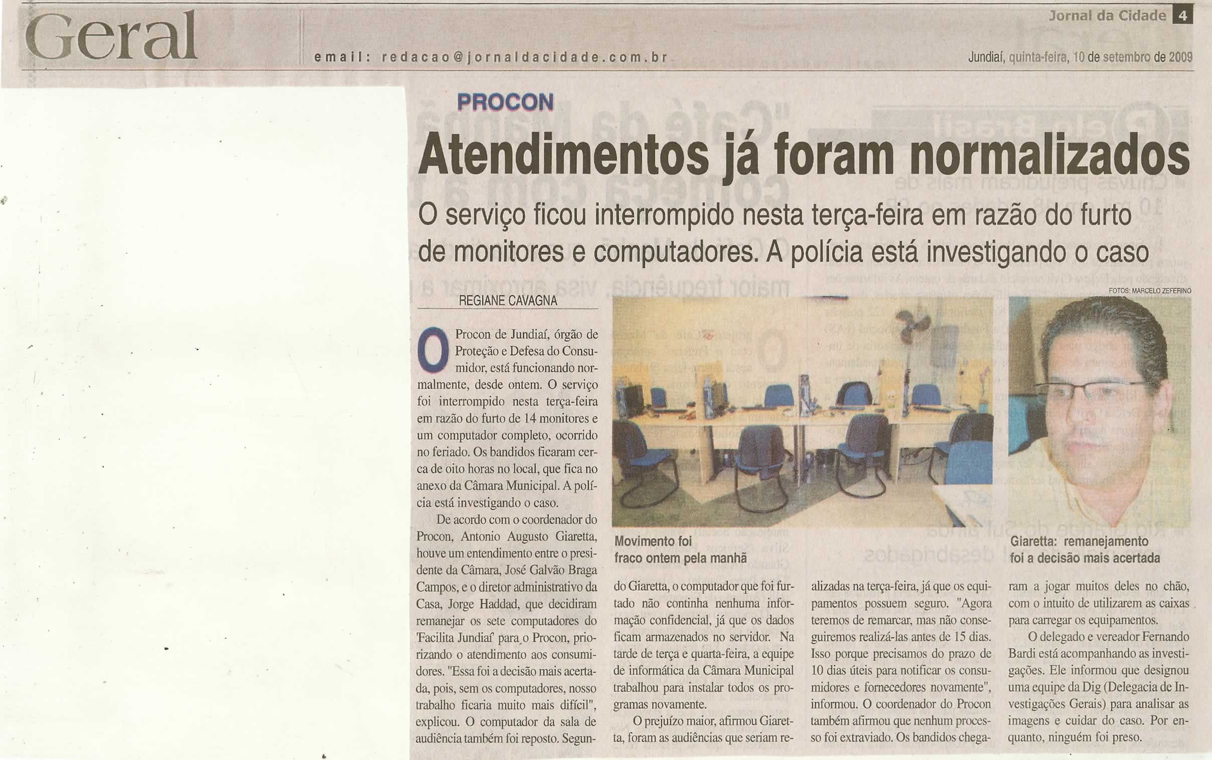 Jornal da Cidade - 10/09/2009