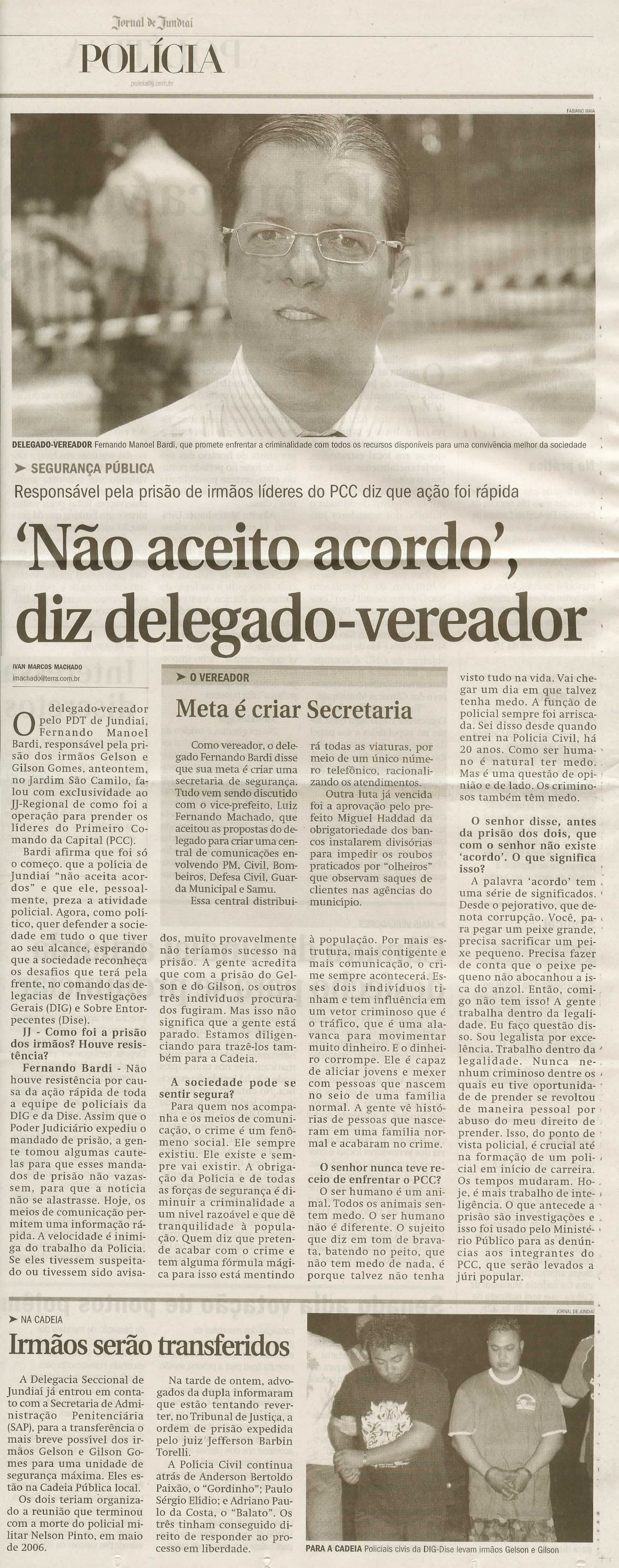 Jornal de Jundiaí - 11/09/2009