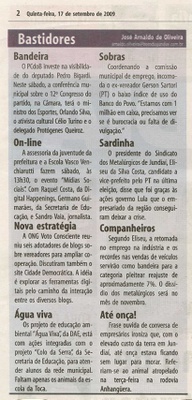 Bom Dia Jundiaí - 17/09/2009