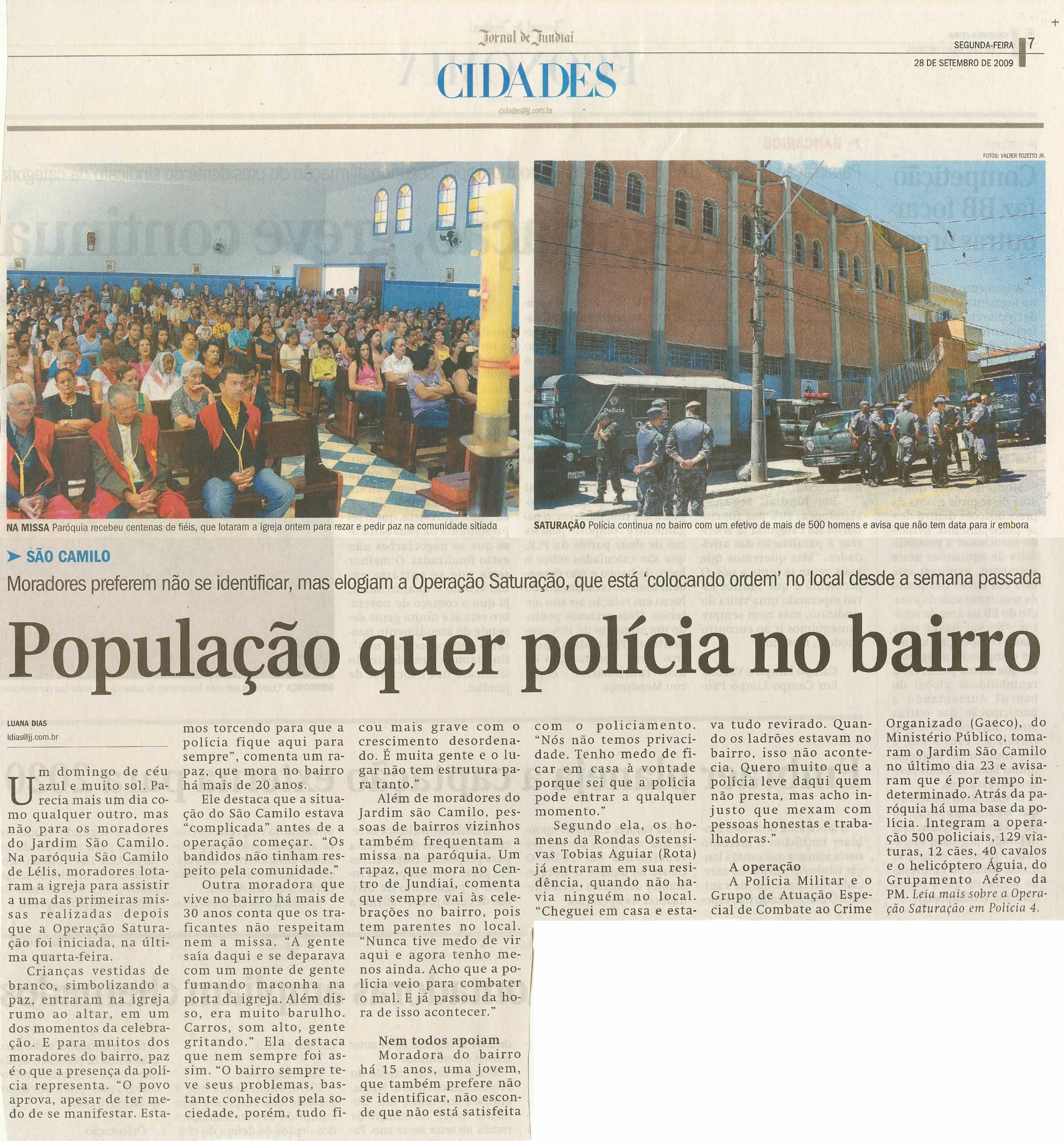 Jornal de Jundiaí - 28/09/2009