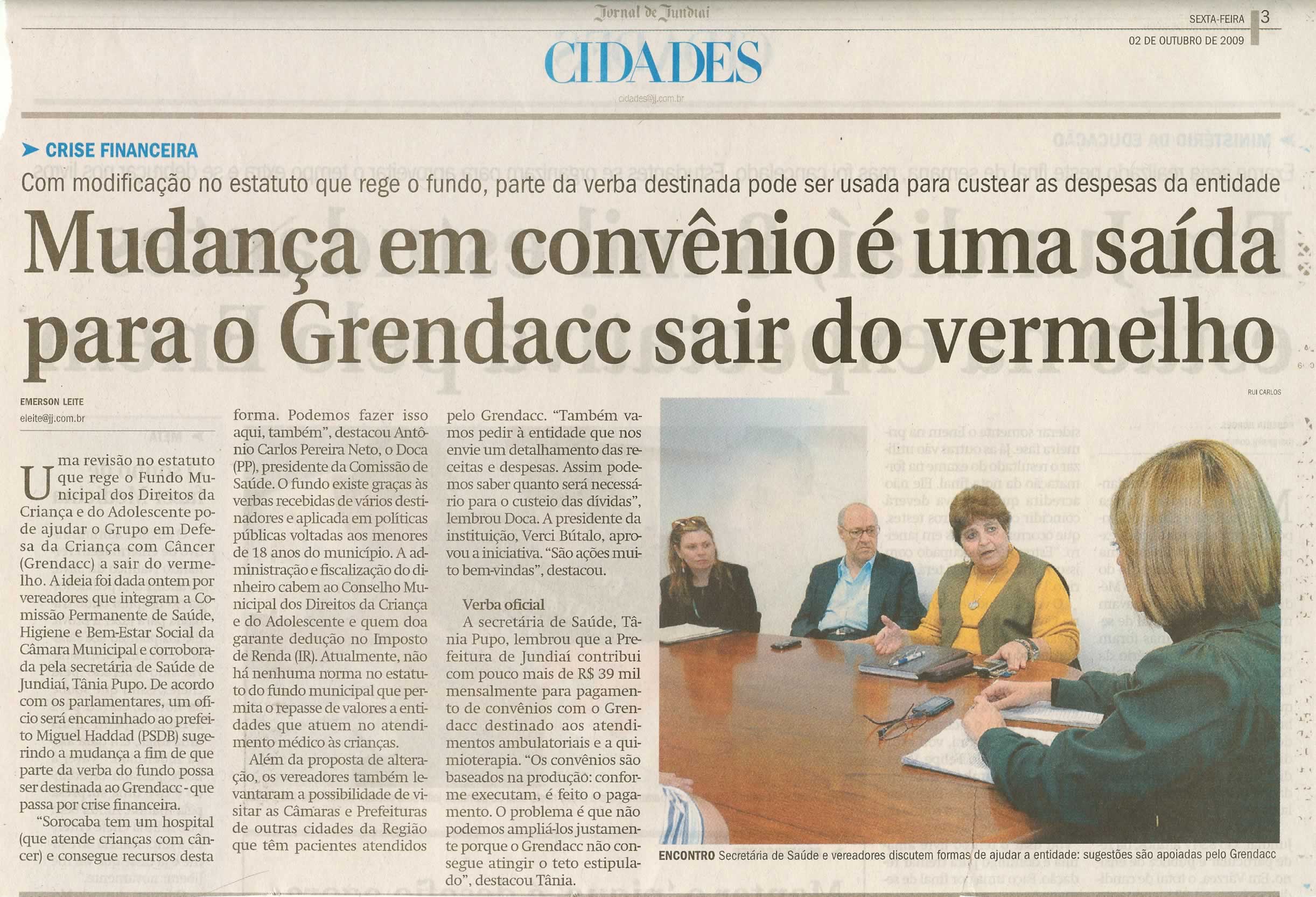 Jornal de Jundiaí - 02/10/2009