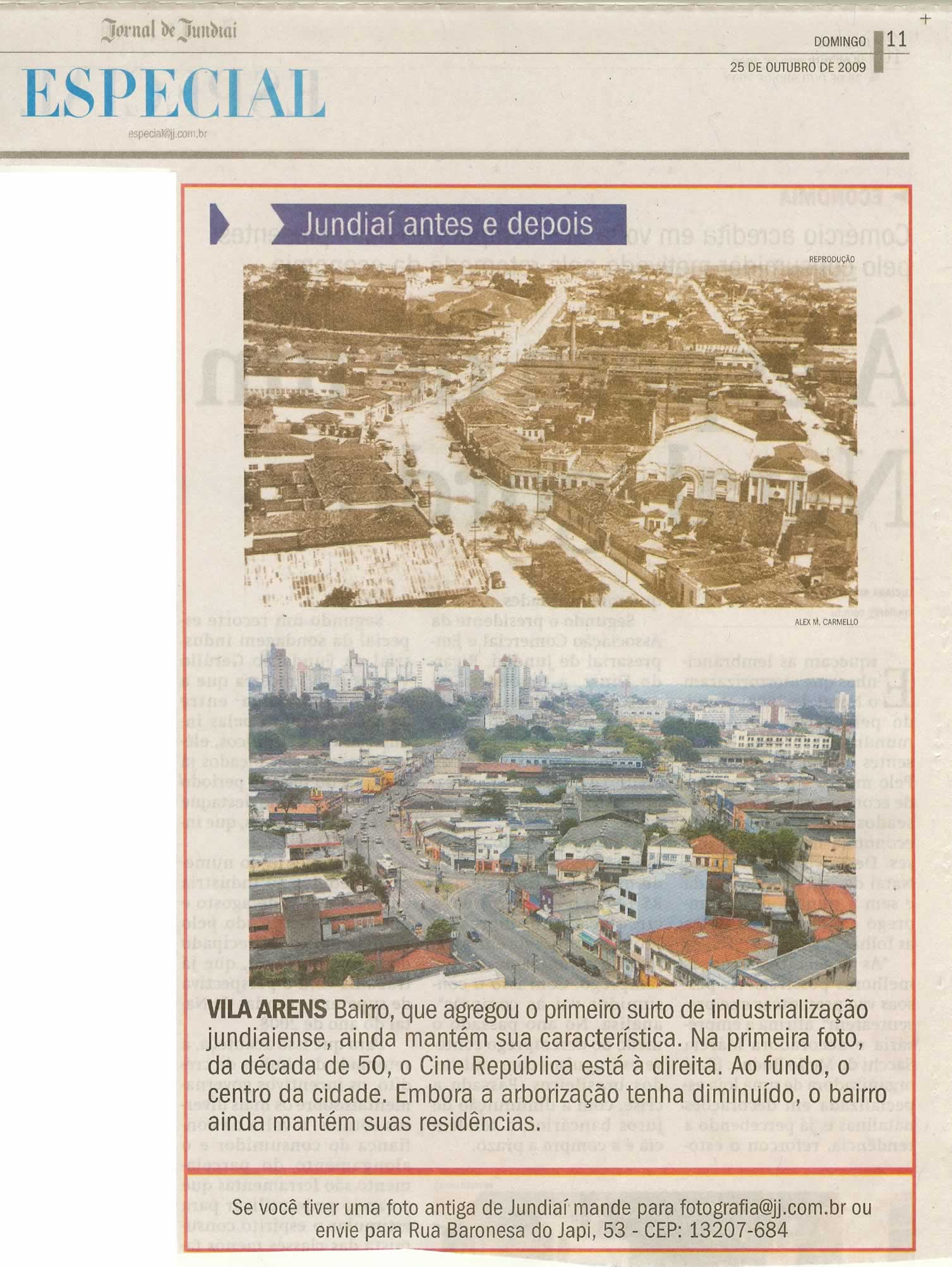 Jornal de Jundiaí - 25/10/2009