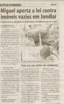 Bom Dia Jundiaí - 27/10/2009
