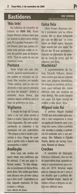 Bom Dia Jundiaí - 03/11/2009