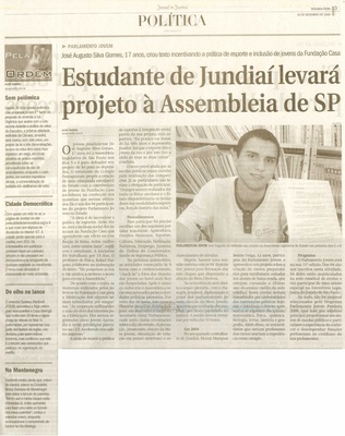 Jornal de Jundiaí - 02/11/2009