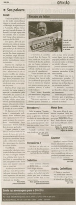 Bom Dia Jundiaí - 05/11/2009