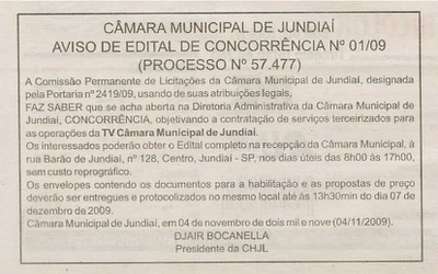 Bom Dia Jundiaí - 06/11/2009
