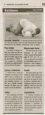 Bom Dia Jundiaí - 16/11/2009