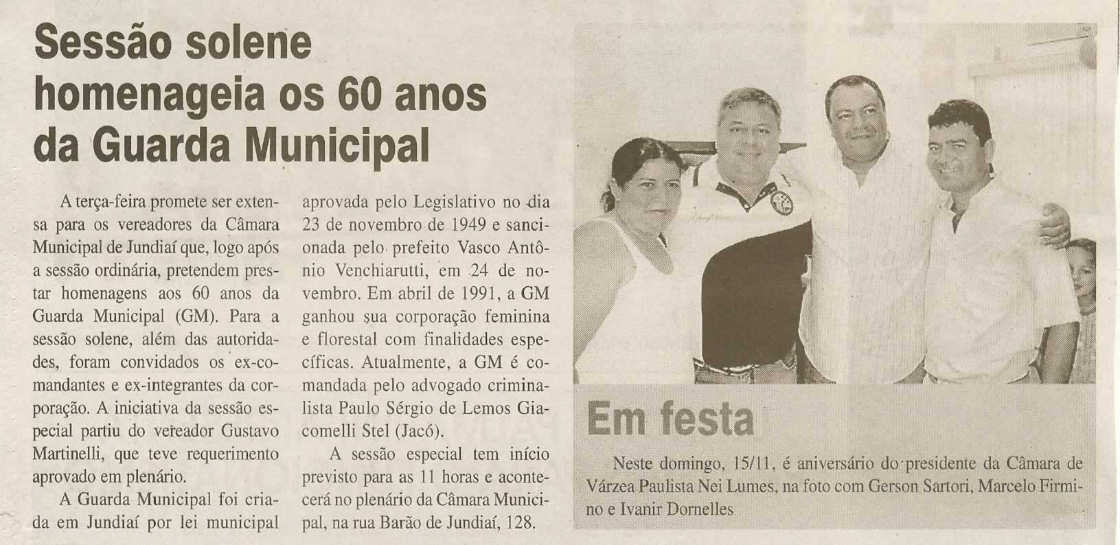 Jornal da Cidade - 15/11/2009