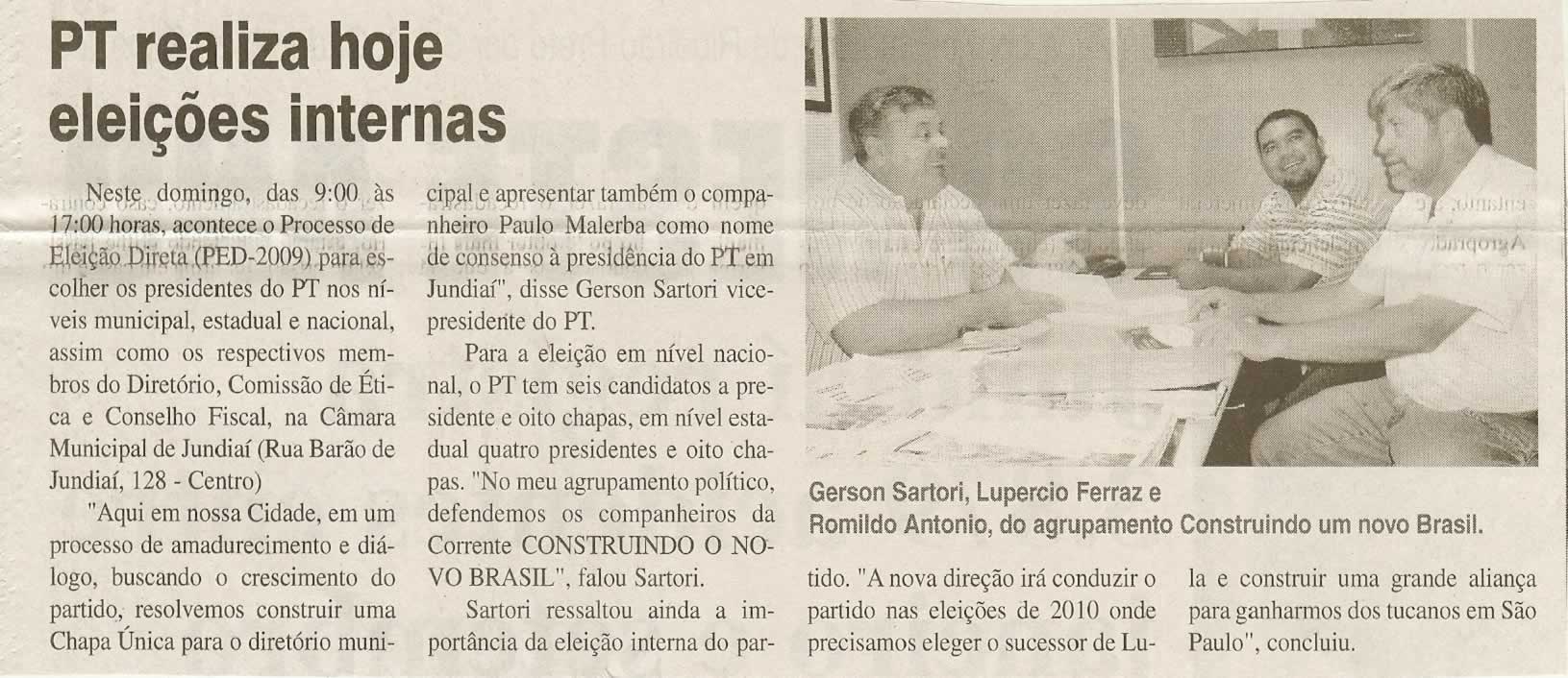 Jornal da Cidade - 22/11/2009